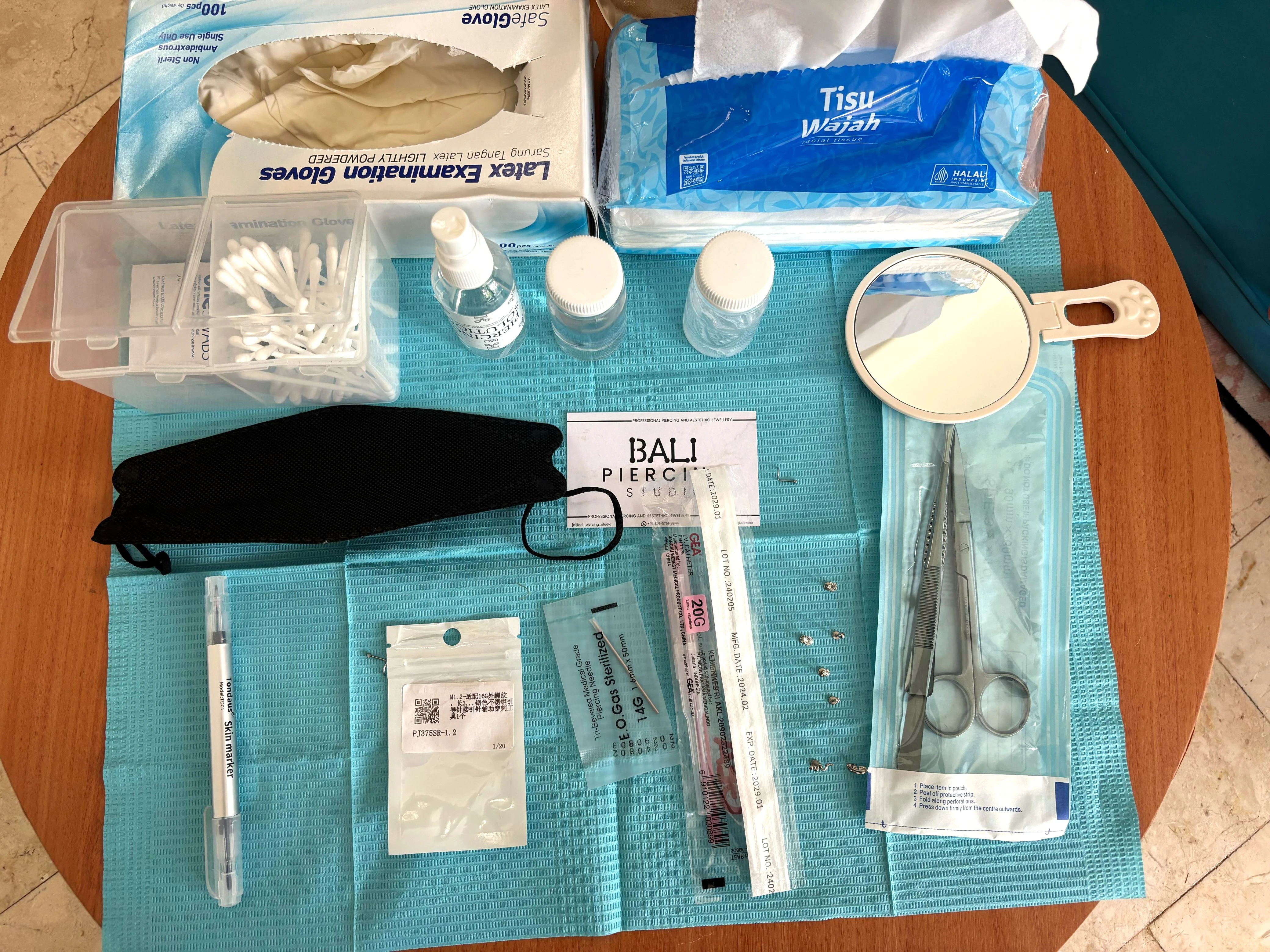 Home Service Piercing Hygiene Standarts